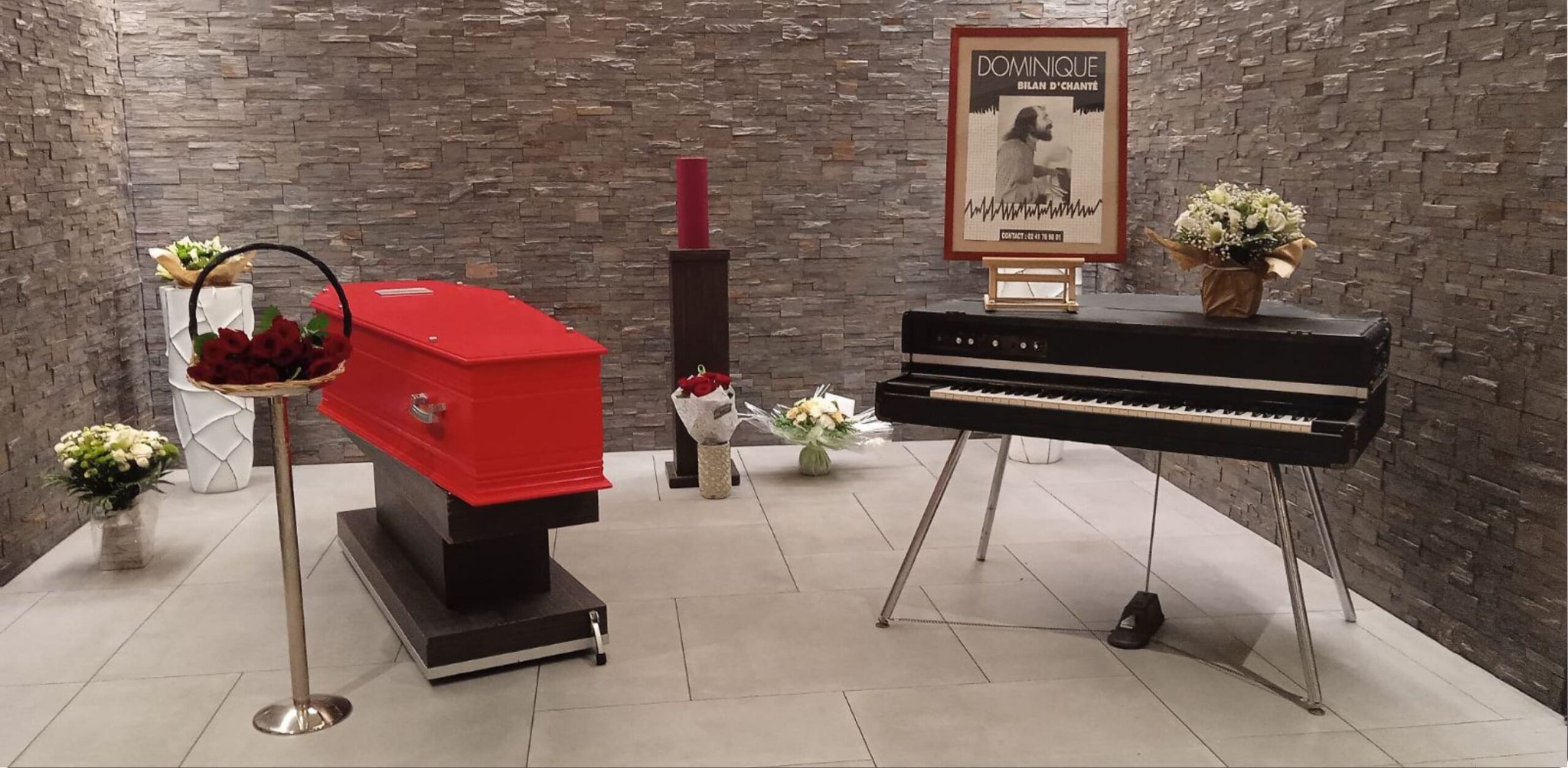 Cérémonie personnalisée pour un pianiste